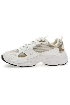 Sneakers bianche e beige con lacci Champion Countess Evolve
