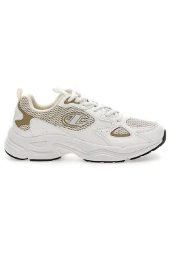 Sneakers bianche e beige con lacci Champion Countess Evolve