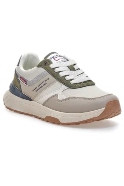 Sneakers Bianche e Beige multicolore suola zigrinata Carrera CAM45939J6377
