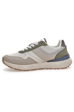 Sneakers Bianche e Beige multicolore suola zigrinata Carrera CAM45939J6377