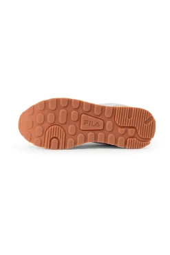 Sneakers bianche e beige con suola a contrasto FILA COURTBAY