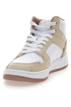Sneakers bianche e beige mid Champion RD18 2 Mid