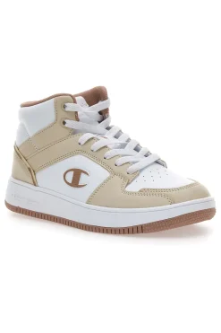 Sneakers bianche e beige mid Champion RD18 2 Mid
