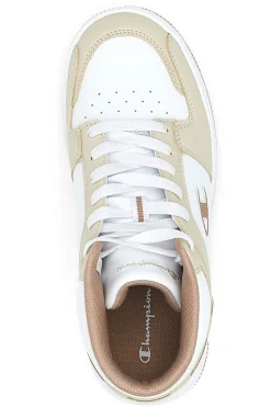 Sneakers bianche e beige mid Champion RD18 2 Mid