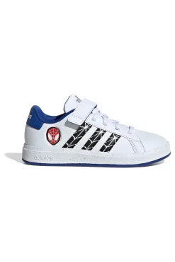 Sneakers bianche e blu ADIDAS Marvel's Spider-Man Grand Court Kid