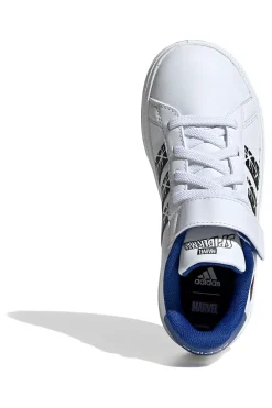 Sneakers bianche e blu ADIDAS Marvel's Spider-Man Grand Court Kid
