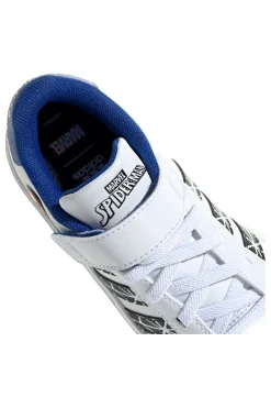 Sneakers bianche e blu ADIDAS Marvel's Spider-Man Grand Court Kid