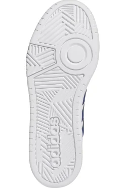 Sneakers Bianche e Blu Adidas Hoops 3 Mid