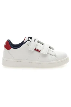 Sneakers Bianche e Blu con Velcro LEVI'S 0218
