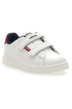 Sneakers Bianche e Blu con Velcro LEVI'S 0218