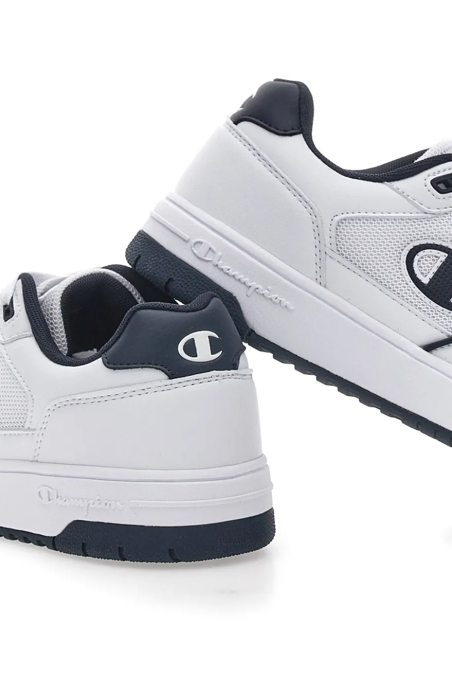 Sneakers Bianche e Blu Con Logo Laterale Champion RD18 Lite Mesh