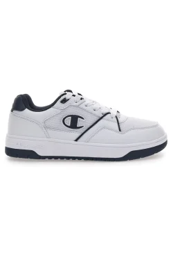Sneakers Bianche e Blu Con Logo Laterale Champion RD18 Lite Mesh