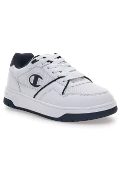 Sneakers Bianche e Blu Con Logo Laterale Champion RD18 Lite Mesh