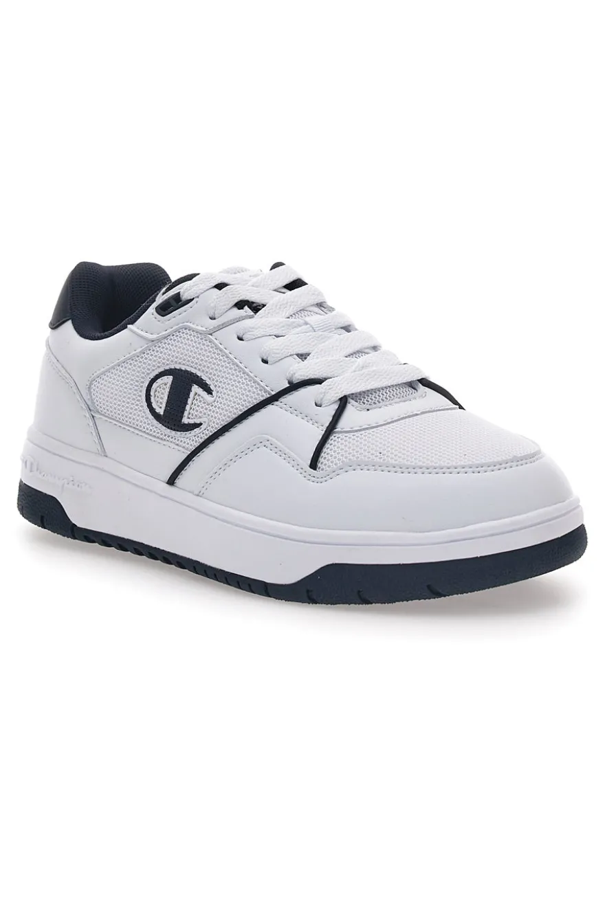 Sneakers Bianche e Blu Con Logo Laterale Champion RD18 Lite Mesh