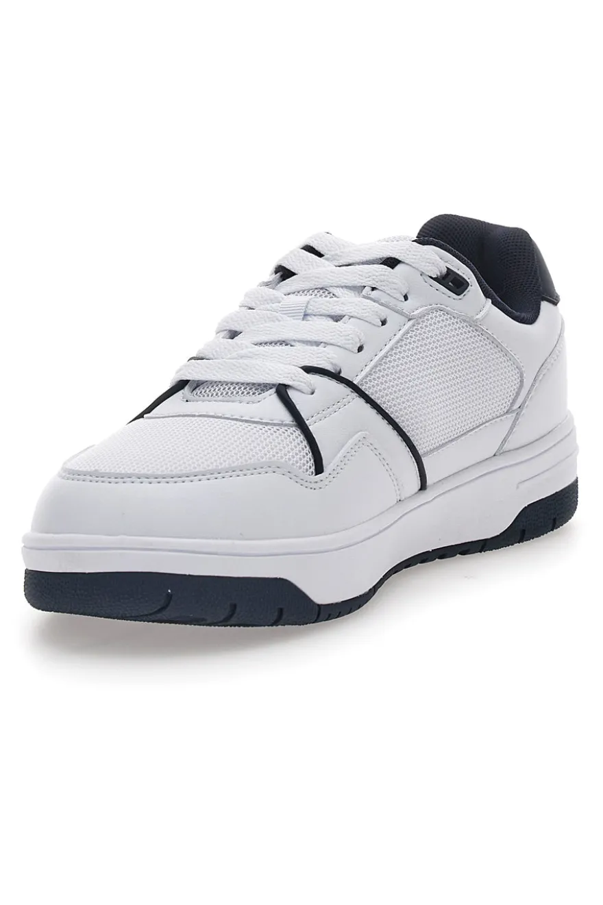 Sneakers Bianche e Blu Con Logo Laterale Champion RD18 Lite Mesh