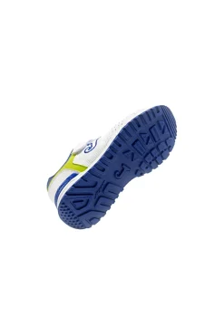 Sneakers bianche e blu con strappo Joma Tornado JR 2605
