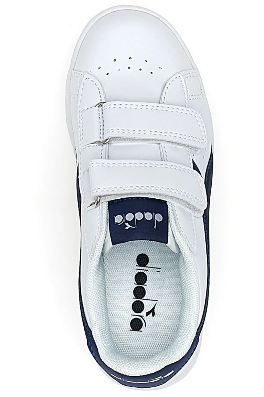 Sneakers Bianche e Blu con Velcro DIADORA GAME P CAMO PS