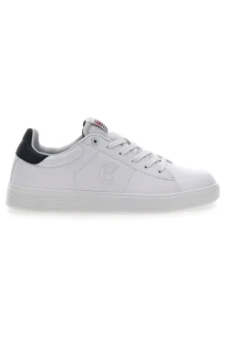 Sneakers Bianche e Blu con Lacci COTTON BELT CBM424A54