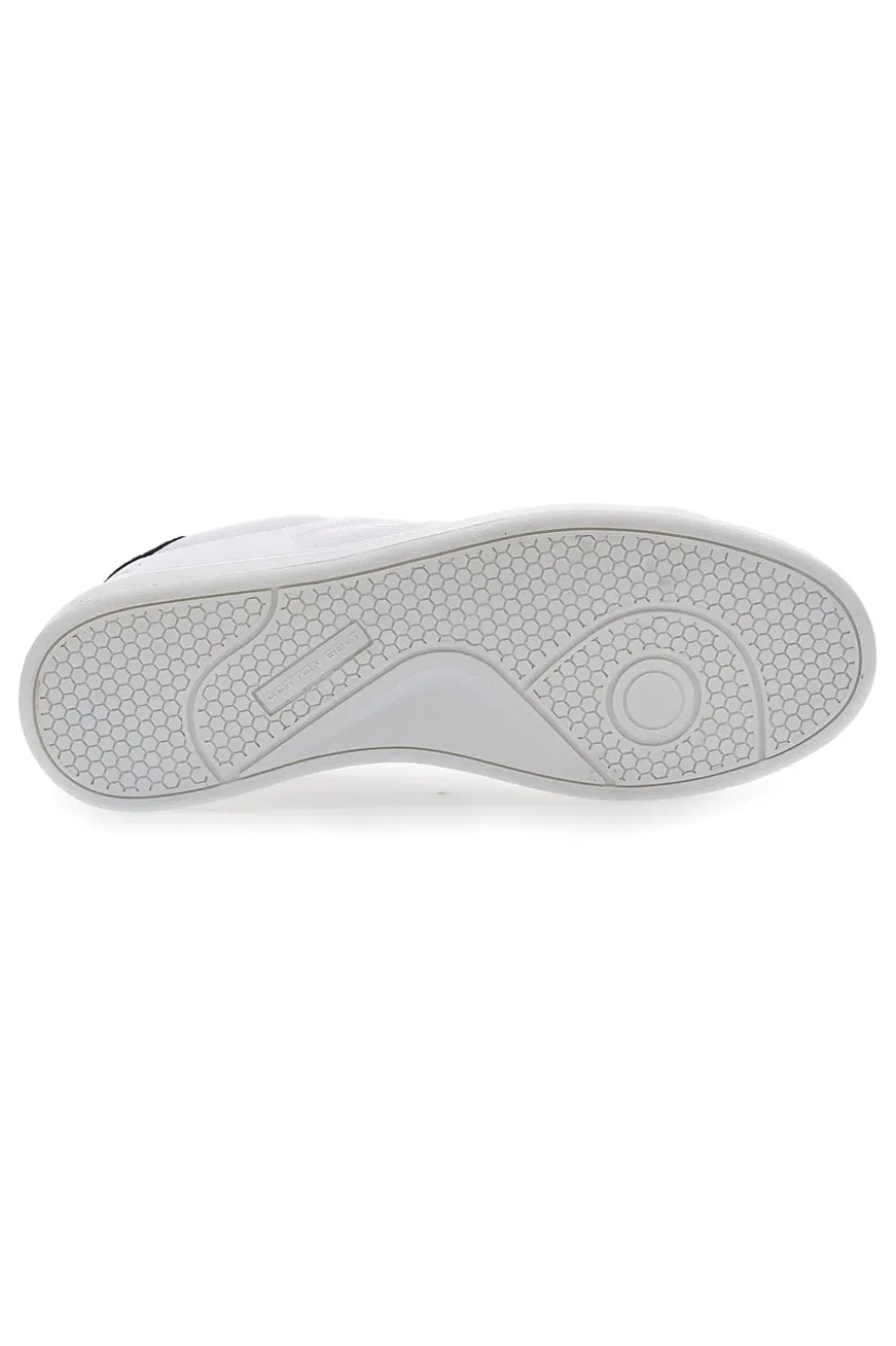 Sneakers Bianche e Blu con Lacci COTTON BELT CBM424A54