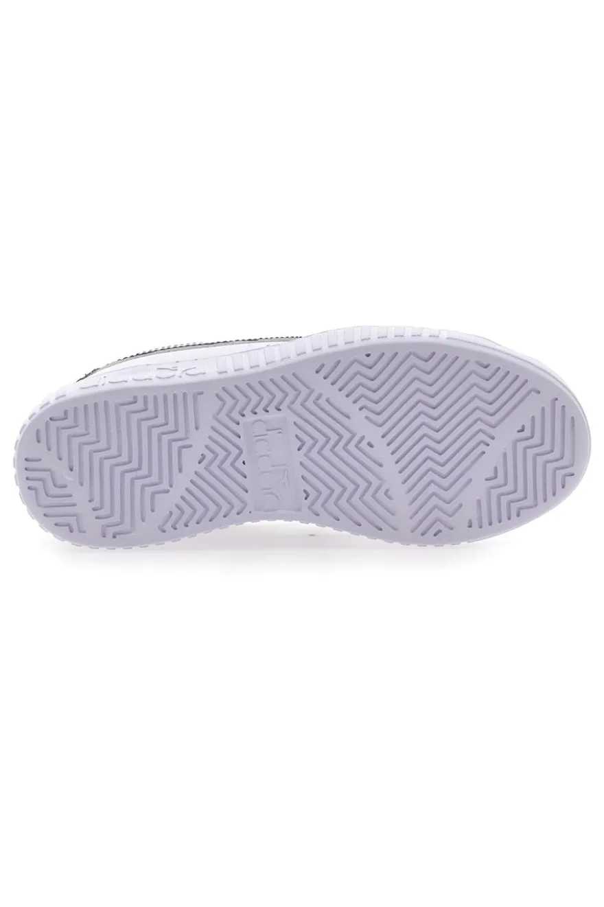 Sneakers Bianche e Blu Diadora Game Step P Sparkly Ps