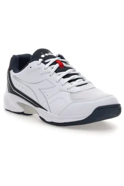 Sneakers bianche e blu Diadora Volee 7