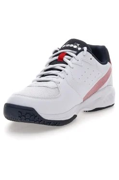 Sneakers bianche e blu Diadora Volee 7