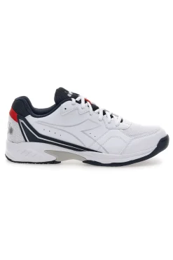 Sneakers bianche e blu Diadora Volee 7