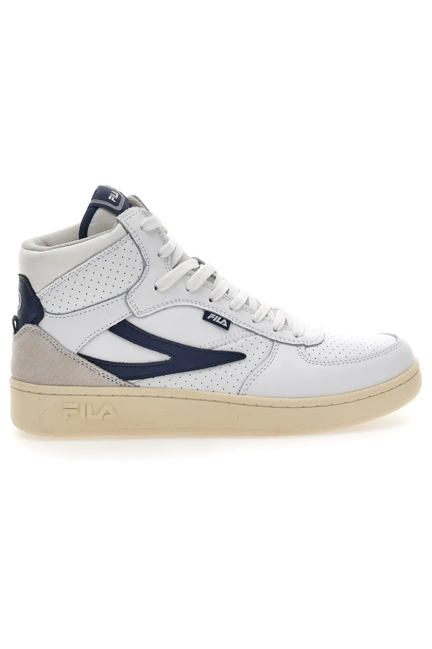 Sneakers Bianche e Blu Fila Sevaro Mid