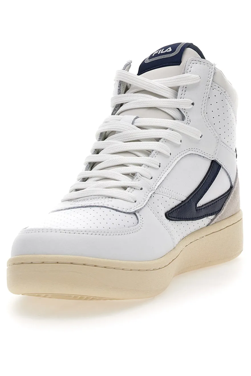 Sneakers Bianche e Blu Fila Sevaro Mid