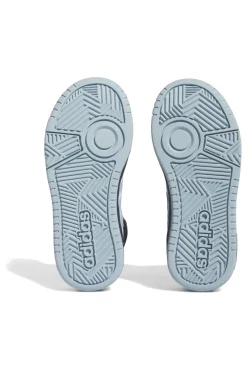 Sneakers Bianche e Blu Mid-Cut Adidas Hoops Mid 3 K