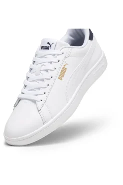 Sneakers Bianche e Blu Puma Smash 3 L