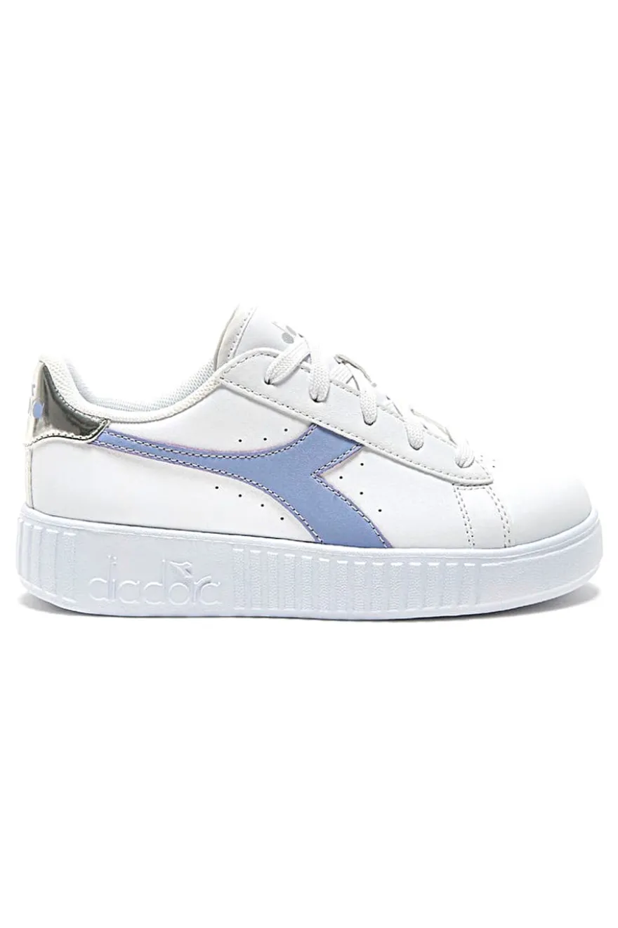 Sneakers Bianche e Celeste Diadora Game Step PS 2