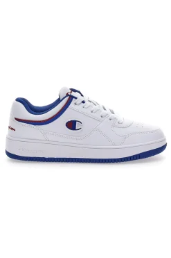 Sneakers Bianche e Con Dettagli e Suola Blu Champion RD18 LOW B GS