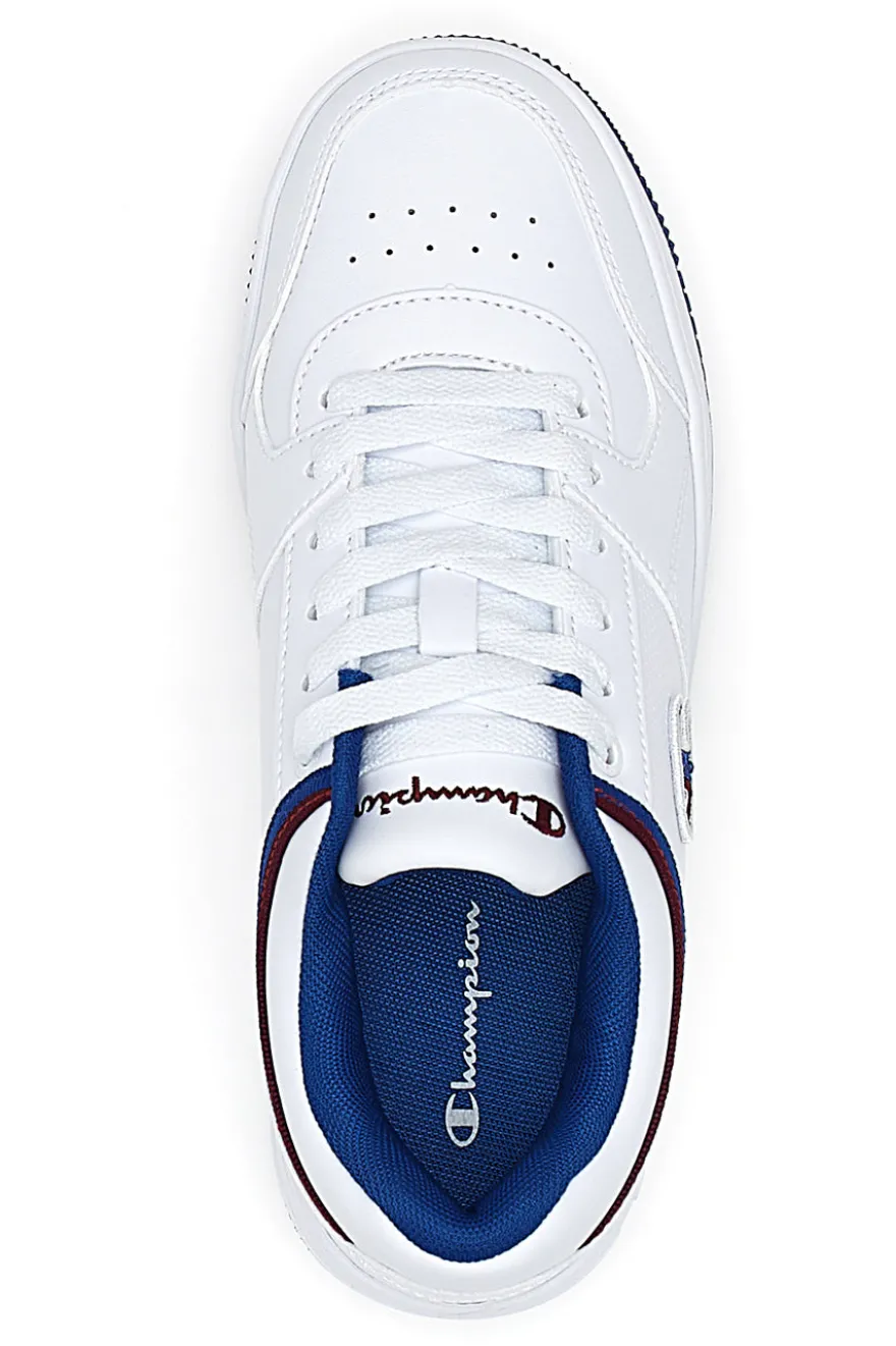 Sneakers Bianche e Con Dettagli e Suola Blu Champion RD18 LOW B GS
