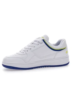 Sneakers Bianche e Con Suola Blu Champion Rebound Low B Gs