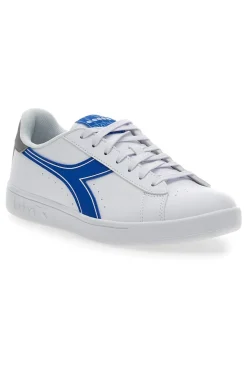 Sneakers Bianche e Fregio Blu Diadora Torneo Athletic