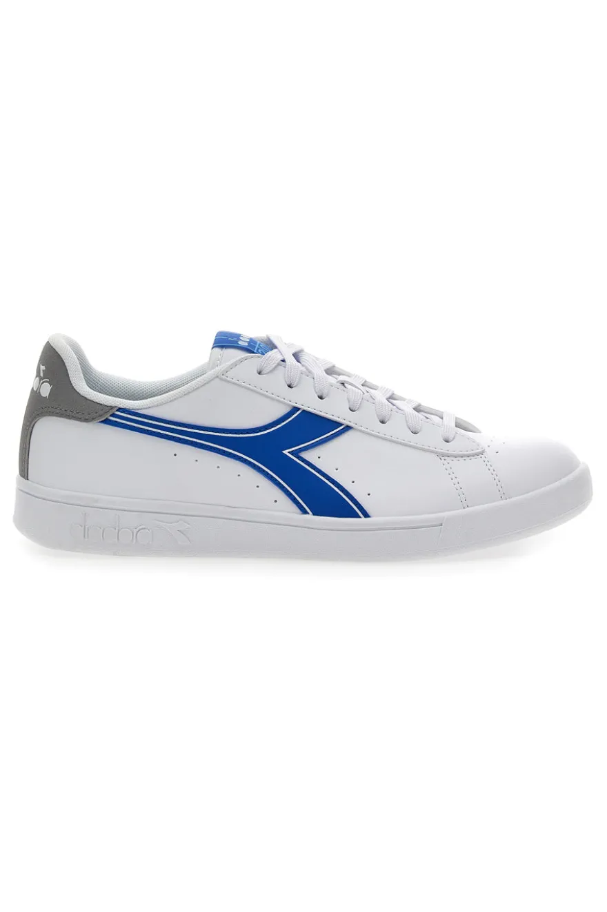 Sneakers Bianche e Fregio Blu Diadora Torneo Athletic