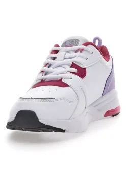 Sneakers Bianche e Fucsia Champion Ramp Up Pu G Gs