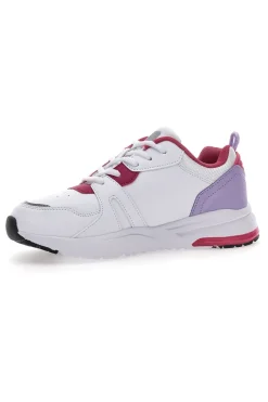 Sneakers Bianche e Fucsia Champion Ramp Up Pu G Gs