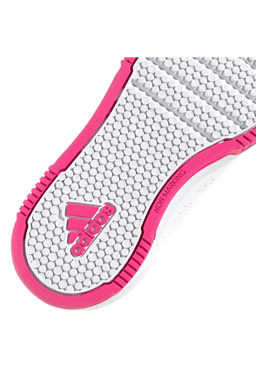 Sneakers bianche e fucsia con strappi Adidas Tensaur Sport 2.0 Cf k