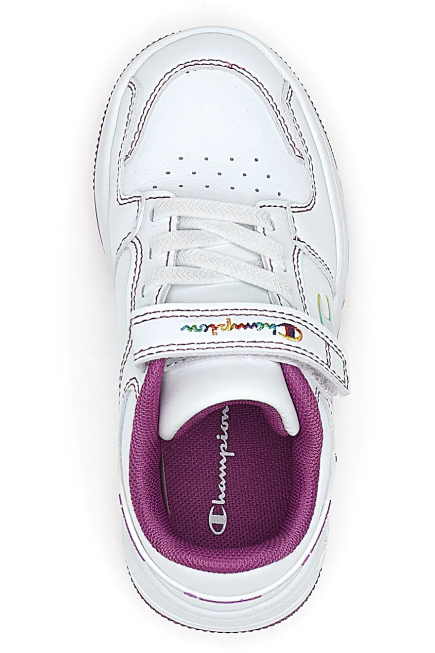 Sneakers Bianche e Fuxia con tomaia traforata CHAMPION RB18 2.0 LOW G TD