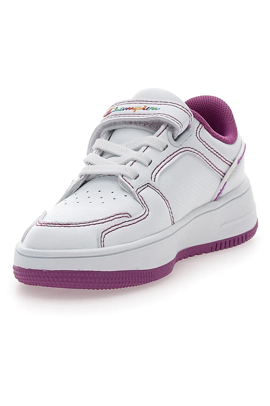 Sneakers Bianche e Fuxia con tomaia traforata CHAMPION RB18 2.0 LOW G TD
