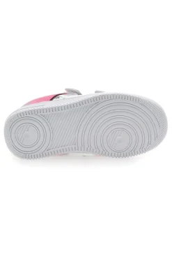 Sneakers Bianche e Fuxia Con Strappi Pitt Kids 201195