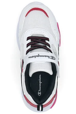Sneakers Bianche e Fuxia Con Luci Champion Wave G PS