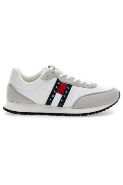 Sneakers bianche e grigie stile running con soletta estraibile Tommy jeans Tjm Class Runner