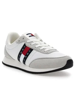 Sneakers bianche e grigie stile running con soletta estraibile Tommy jeans Tjm Class Runner