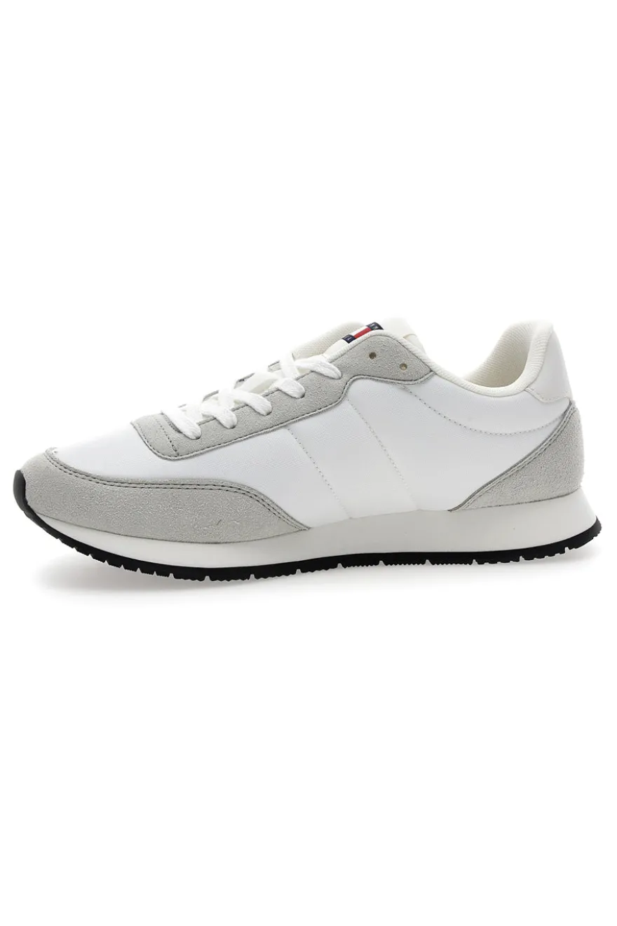 Sneakers bianche e grigie stile running con soletta estraibile Tommy jeans Tjm Class Runner