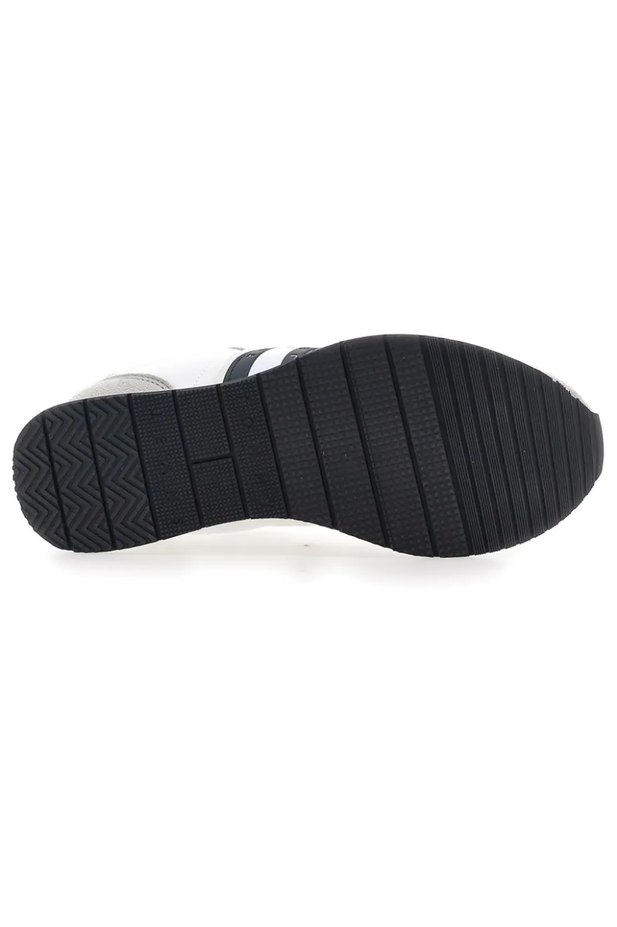 Sneakers bianche e grigie stile running con soletta estraibile Tommy jeans Tjm Class Runner