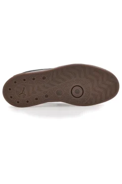 Sneakers bianche e grigie in pelle e camoscio con logo nero Puma Club II Era