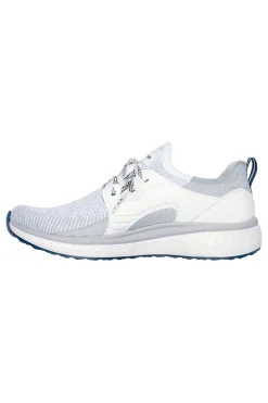 Sneakers bianche e grigie in mesh Skechers Lancer Dalton